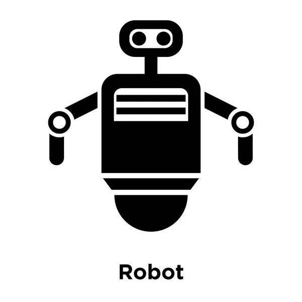 Robot Icon Vector Isolated White Background Logo Concept Robot Sign — Stock Vector