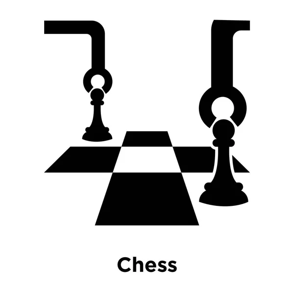 Σκάκι Διάνυσμα Εικονίδιο Απομονωθεί Λευκό Φόντο Λογότυπο Έννοια Του Σημείου — Διανυσματικό Αρχείο