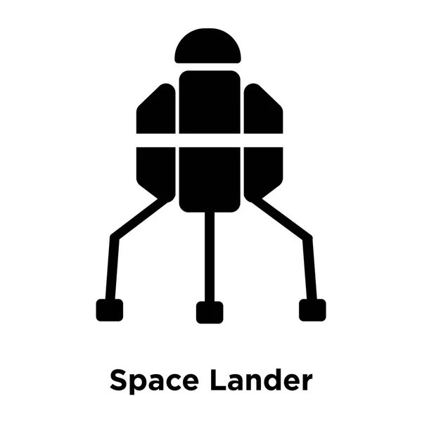 Space Lander Icon Vector Isolated White Background Logo Concept Space — Stock Vector