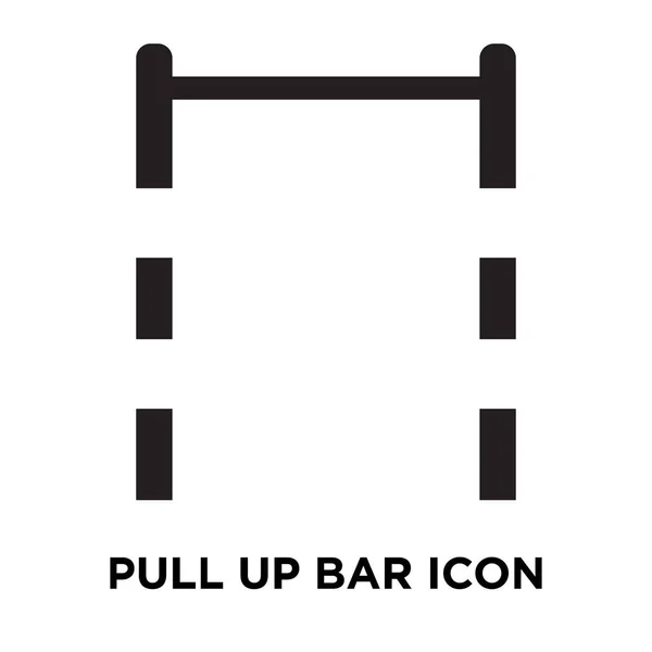 Pull Bar Symbol Vektor Isoliert Auf Weißem Hintergrund Logo Konzept — Stockvektor
