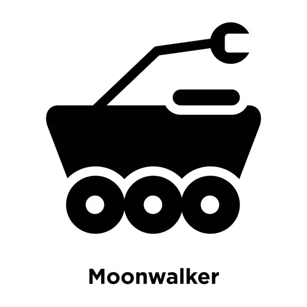 Moonwalker Vector Icono Aislado Sobre Fondo Blanco Concepto Logotipo Moonwalker — Vector de stock