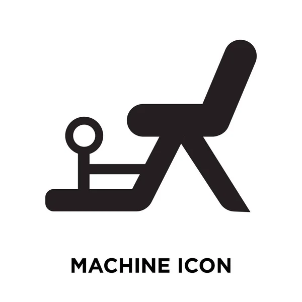 Vetor Ícone Máquina Isolado Fundo Branco Conceito Logotipo Sinal Máquina —  Vetores de Stock