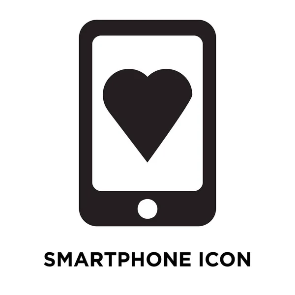 Smartphone Icon Vector Izolat Fundal Alb Conceptul Logo Ului Semnului — Vector de stoc