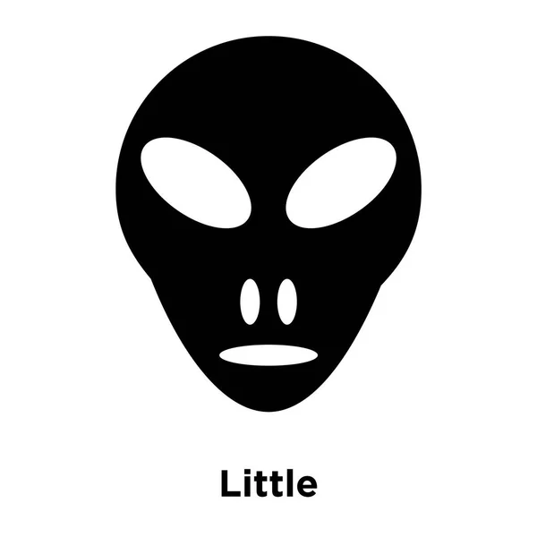 Lite Utomjordiskt Ikonen Vektor Isolerad Vit Bakgrund Logotypen Begreppet Lite — Stock vektor