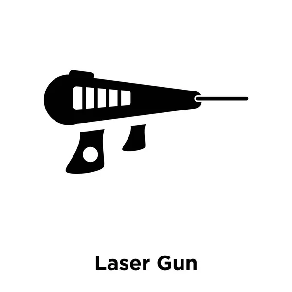 Laser Gun Icon Vector Isolated White Background Logo Concept Laser — Stock Vector