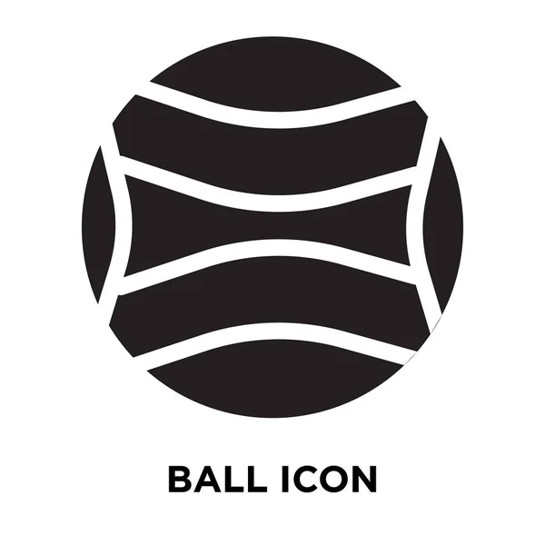 Vetor Ícone Bola Isolado Fundo Branco Conceito Logotipo Sinal Bola — Vetor de Stock