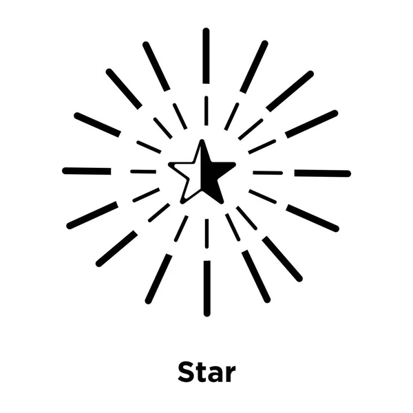 Estrella Icono Vector Aislado Sobre Fondo Blanco Concepto Logotipo Star — Vector de stock