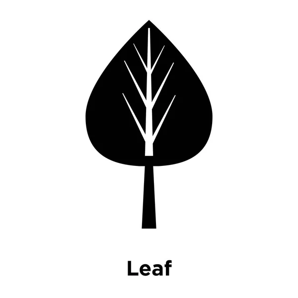 Icono Hoja Vector Aislado Sobre Fondo Blanco Concepto Logotipo Leaf — Archivo Imágenes Vectoriales