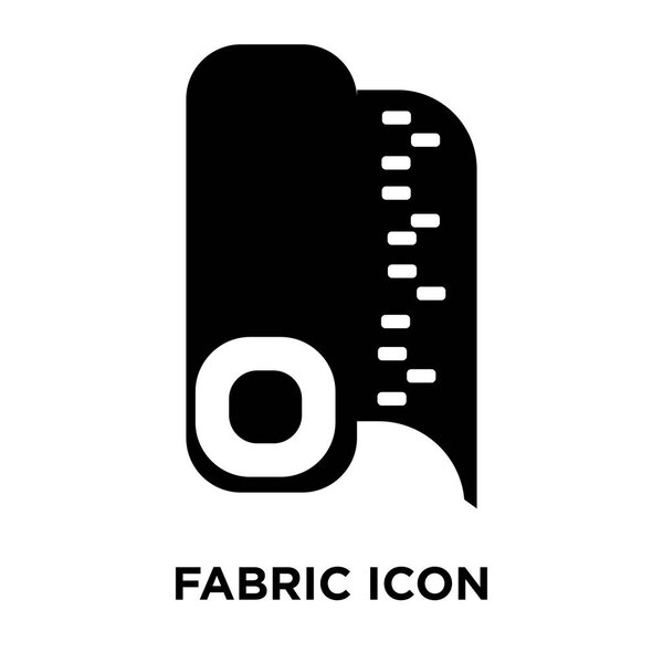 Вектор иконки ткани изолирован на белом фоне, концепция логотипа Ткань знак на прозрачном фоне, заполненный черный символ
