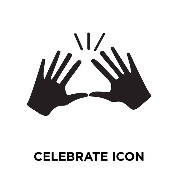 Feiern Symbol Vektor Isoliert Auf Weißem Hintergrund Logo Konzept Feiern — Stockvektor