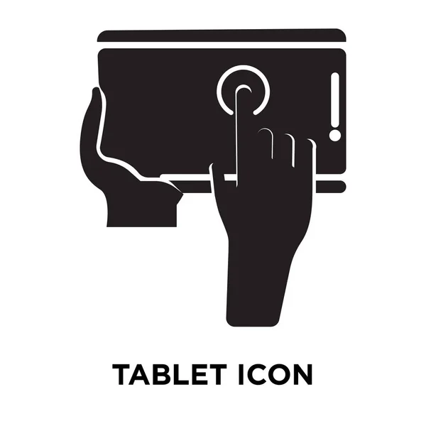 Vetor Ícone Tablet Isolado Fundo Branco Conceito Logotipo Sinal Tablet — Vetor de Stock