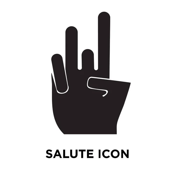 Salute Icon Vektor Isoliert Auf Weißem Hintergrund Logo Konzept Salute — Stockvektor