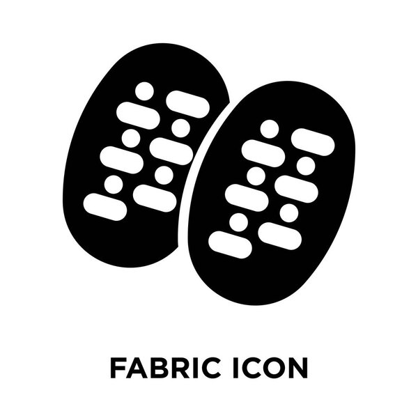 Вектор иконки ткани изолирован на белом фоне, концепция логотипа Ткань знак на прозрачном фоне, заполненный черный символ
