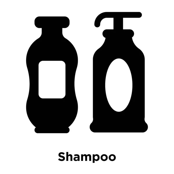 Schampo Ikonen Vektor Isolerad Vit Bakgrund Logotypen Begreppet Schampo Logga — Stock vektor