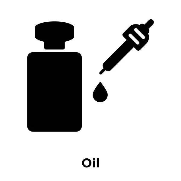 Symbol Vektor Isoliert Auf Weißem Hintergrund Logo Konzept Des Ölzeichens — Stockvektor