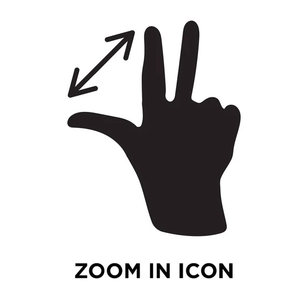 Zoom Vector Icono Aislado Sobre Fondo Blanco Concepto Logotipo Zoom — Archivo Imágenes Vectoriales