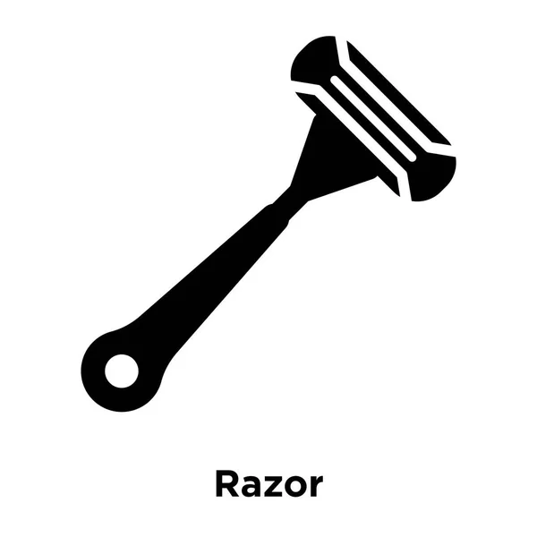 Razor Pictogram Vector Geïsoleerd Een Witte Achtergrond Logo Concept Van — Stockvector