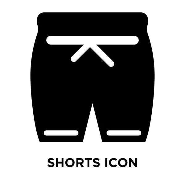 Shorts Symbol Vektor Isoliert Auf Weißem Hintergrund Logo Konzept Der — Stockvektor