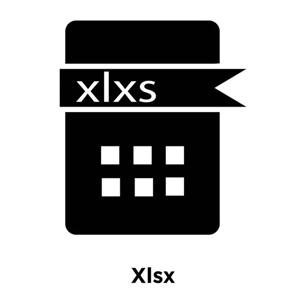 Διάνυσμα Εικονίδιο Xlsx Που Απομονώνονται Λευκό Φόντο Λογότυπο Έννοια Του — Διανυσματικό Αρχείο