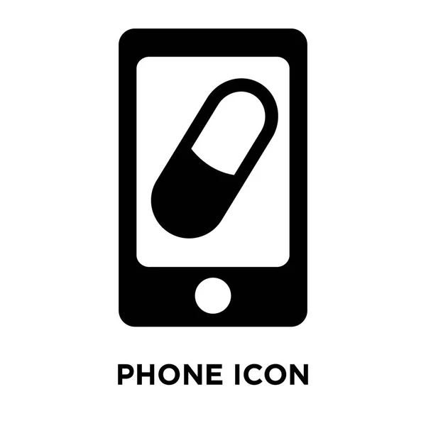 Icono Del Teléfono Vector Aislado Sobre Fondo Blanco Concepto Logotipo — Vector de stock