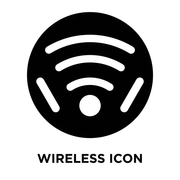 Wireless Icon Vector Isolated White Background Logo Concept Wireless Sign — Stock Vector