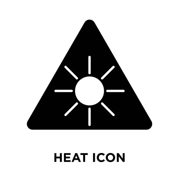 Wärmesymbol Vektor Isoliert Auf Weißem Hintergrund Logo Konzept Des Wärmezeichens — Stockvektor