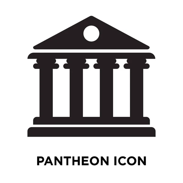 Vetor Ícone Panteão Isolado Fundo Branco Conceito Logotipo Sinal Panteão —  Vetores de Stock