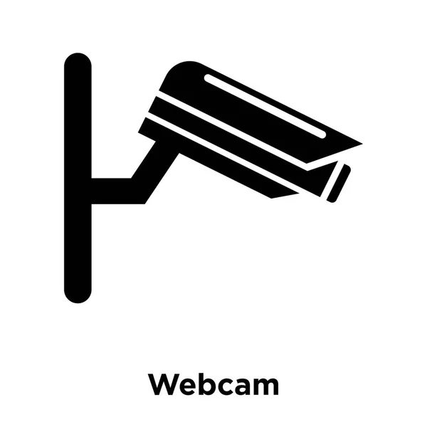 Webcam Icon Vector Isolated White Background Logo Concept Webcam Sign — Stock Vector