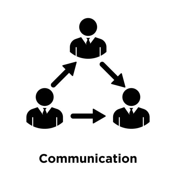 Icône Communication Vecteur Isolé Sur Fond Blanc Concept Logo Signe — Image vectorielle