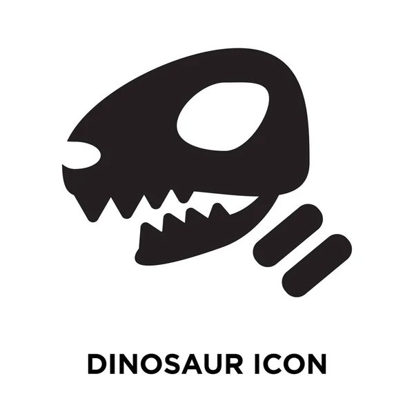 Dinosaur Pictogram Vector Geïsoleerd Een Witte Achtergrond Logo Concept Van — Stockvector