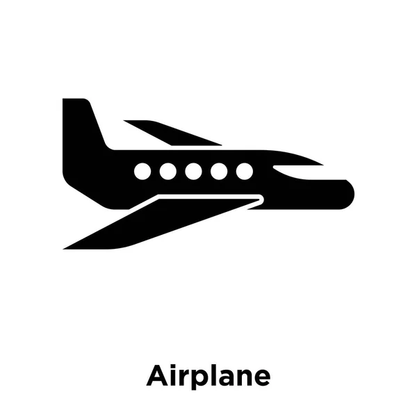 Icono Avión Vector Aislado Sobre Fondo Blanco Concepto Logotipo Airplane — Vector de stock