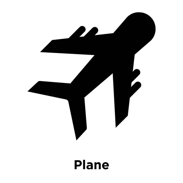 Plane Icon Vector Isolated White Background Logo Concept Plane Sign — Stock Vector