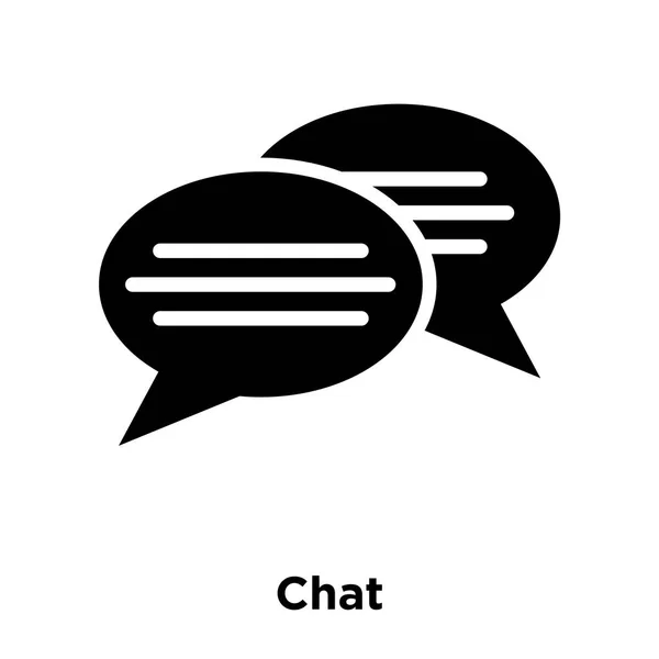 Vettore Icona Chat Isolato Sfondo Bianco Concetto Logo Del Segno — Vettoriale Stock