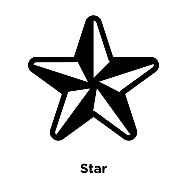 Estrella Icono Vector Aislado Sobre Fondo Blanco Concepto Logotipo Star — Vector de stock