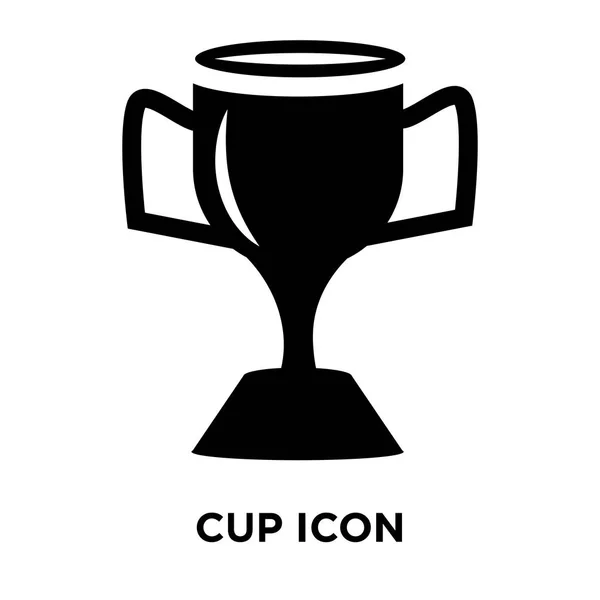 Cup Icon Vector Isolated White Background Logo Concept Cup Sign — Stock Vector