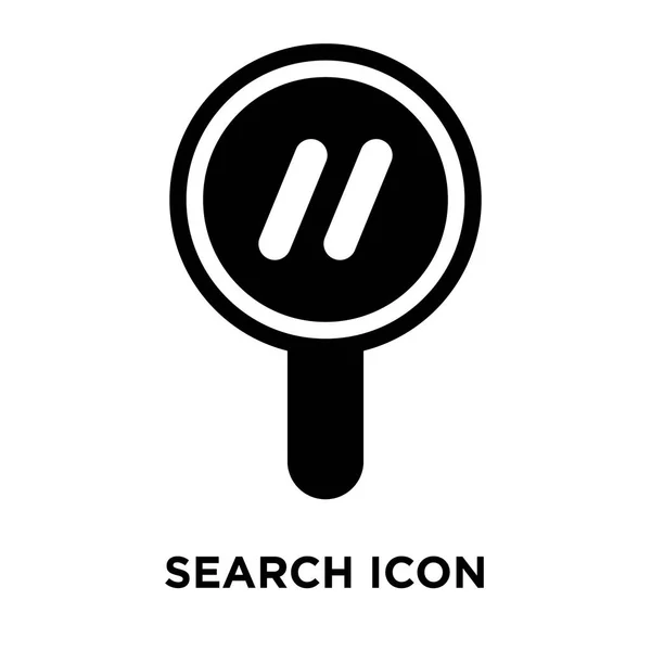 Icône Recherche Vecteur Isolé Sur Fond Blanc Concept Logo Signe — Image vectorielle