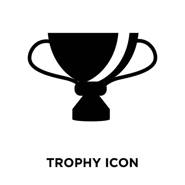 Trophy Icon Vector Isolated White Background Logo Concept Trophy Sign — Stock Vector