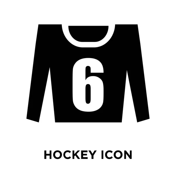 Вектор Иконки Хоккея Изолированы Белом Фоне Логотип Концепции Хоккейного Знака — стоковый вектор