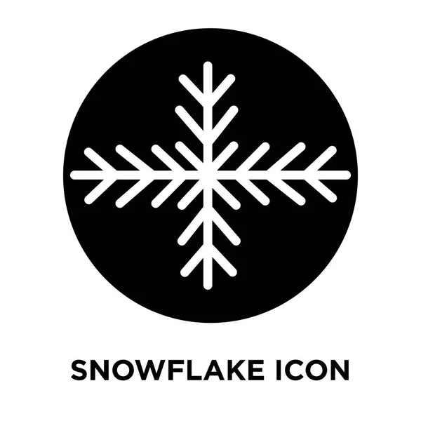 Copo Nieve Icono Vector Aislado Sobre Fondo Blanco Logotipo Concepto — Vector de stock