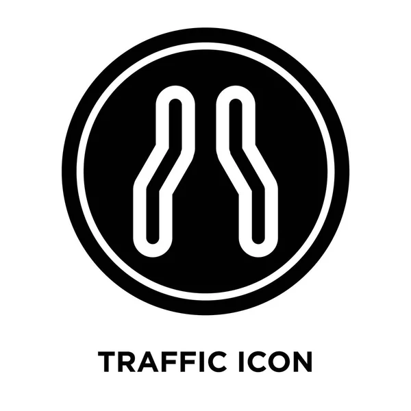 Verkeer Teken Pictogram Vector Geïsoleerd Een Witte Achtergrond Logo Concept — Stockvector