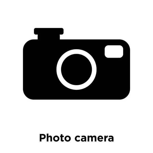 Foto Kamery Ikona Vektor Izolovaných Bílém Pozadí Logo Pojmu Fotoaparátu — Stockový vektor