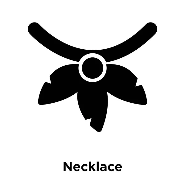 Collar Icono Vector Aislado Sobre Fondo Blanco Concepto Logotipo Collar — Vector de stock