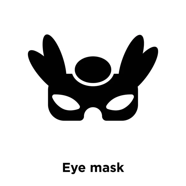 Eye Mask Ikonen Vektor Isolerad Vit Bakgrund Logotypen Begreppet Eye — Stock vektor