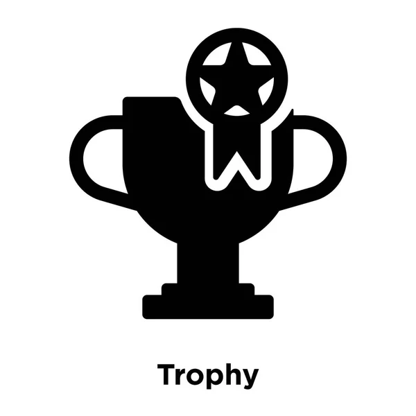Vettore Icona Trofeo Isolato Sfondo Bianco Logo Concetto Segno Trofeo — Vettoriale Stock