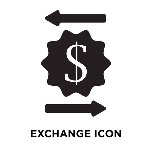 Exchange Pictogram Vector Geïsoleerd Een Witte Achtergrond Logo Concept Van — Stockvector