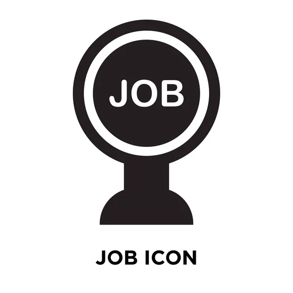 Job Symbol Vektor Isoliert Auf Weißem Hintergrund Logo Konzept Des — Stockvektor