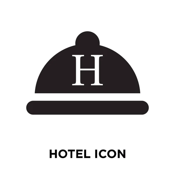 Vecteur Icône Signe Hôtel Isolé Sur Fond Blanc Concept Logo — Image vectorielle