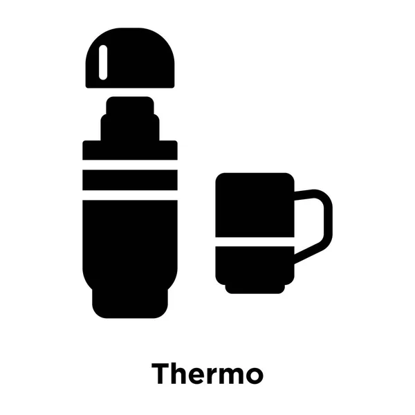 Vector Icono Termo Aislado Sobre Fondo Blanco Concepto Logotipo Thermo — Archivo Imágenes Vectoriales