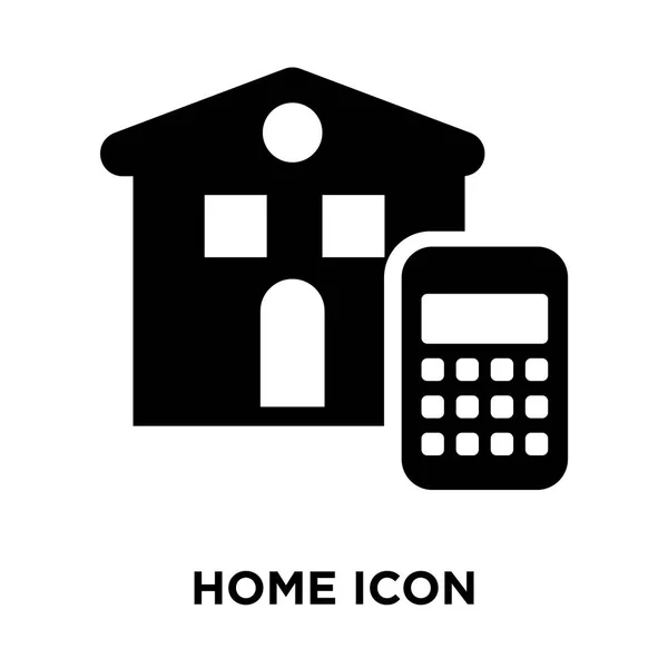 Home Icon Vector Isolated White Background Logo Concept Home Sign — Stock Vector