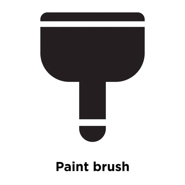Paint Brush Icon Vector Isolated White Background Logo Concept Paint — Stock Vector